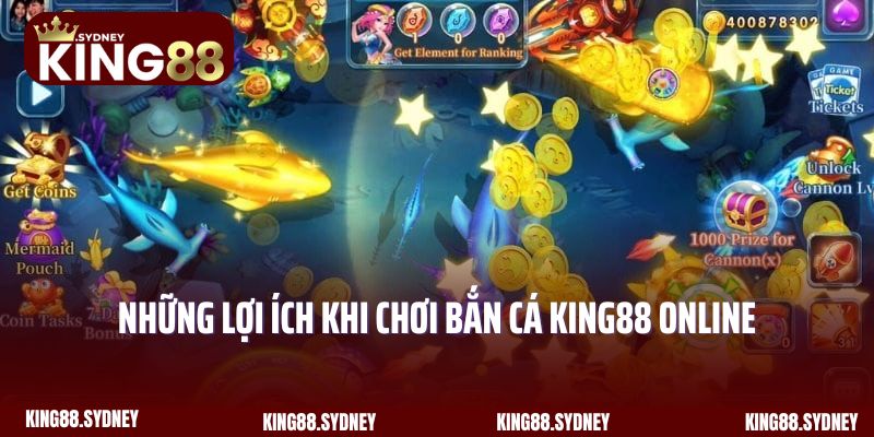 Những lợi ích khi chơi bắn cá King88 online